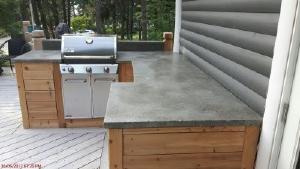 Outdoor concrete kitchen 2