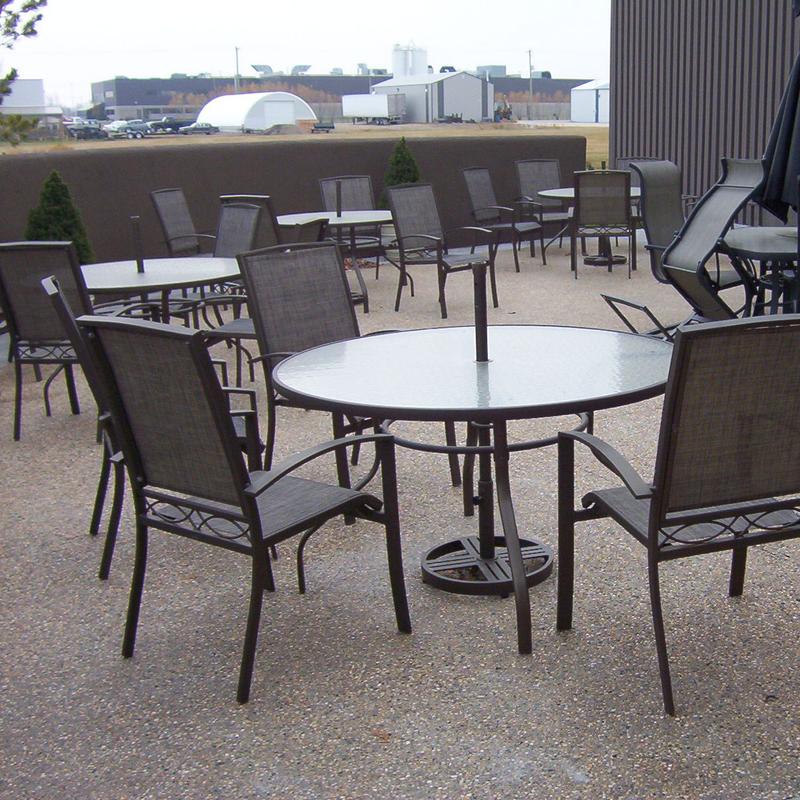 Exposed aggregate patio