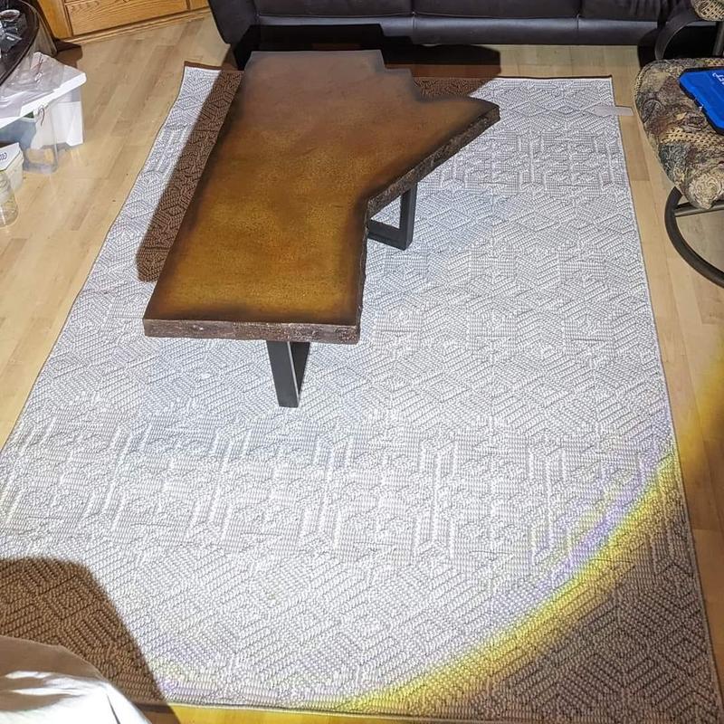 Manitoba concrete coffee table