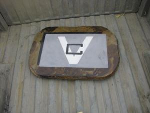 Decorative concrete logo