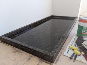 winkler decorative concrete shower base