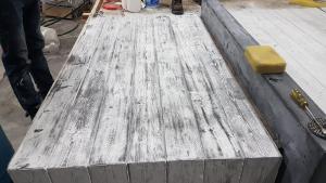 wood plan concrete countertop